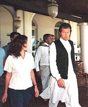 Former Pakistani cricketer-turned politician Imran Khan