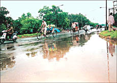Rain affected normal life in Chandigarh
