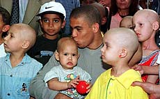 Brazilian soccer star Ronaldo