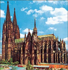 The cathedral of Cologne