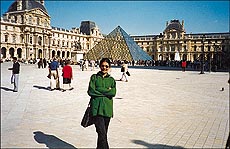 The world famous Louvre Museum.