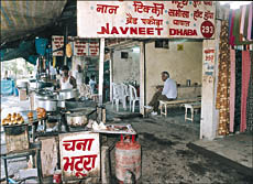 Encrochment pose a fire threat in a rehri market in Chandigarh