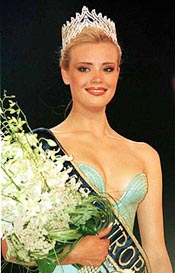 Miss Europe Elena Rogojina