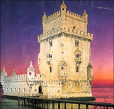 The famous Belem Tower, from where discoverers set sail
