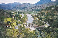 A view of Tatapani