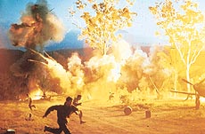 A scene from The Thin Red Line