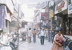 The main market of the town