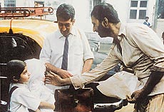 Roshan Seth (centre) in 'Such A Long Journey'