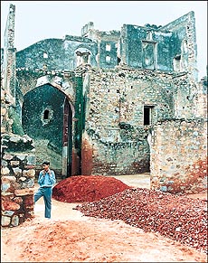 Neglect has ruined the mahal