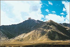 The Ladakh range of mountains