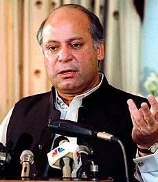 Pakistani Prime Minister Nawaz Sharif