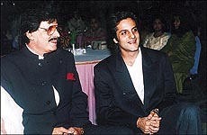 Sanjay Khan with nephew, Fardeen