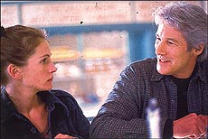 Julia Roberts with Richard Gere in Runaway Bride