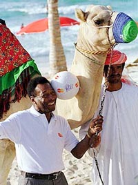Brazilian football legend Pele