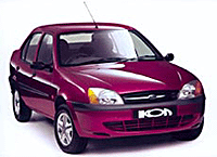 Ford Ikon which was launched in New Delhi on Wednesday