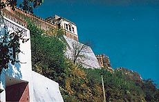 The ASI has provided a retaining wall to save the fort from further deterioration