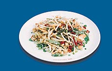 In Chinese cooking, emphasis is laid on the preparation of food rather than the cooking itself