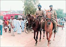 Mounted police