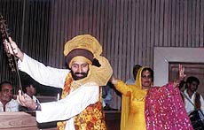 A Punjab folk group 