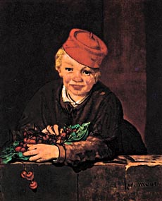 ‘Child with Cherries’ by Manet