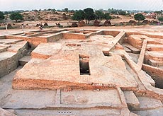 Excavations at the Rakhigarhi site