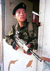 A Gurkha solider