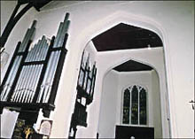 The pipe organ, one of the largest in the country, at Shimla's Christ Church