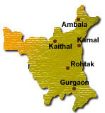 Haryana map