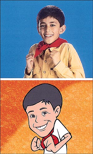 Waleed Khot as Banana Boy in Get Tooned 