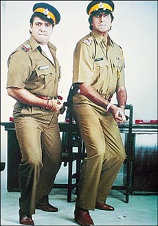 Kanchan with a co-star in Basera
