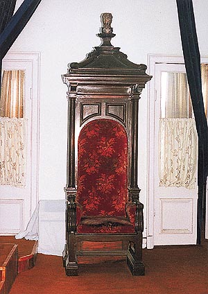 The historic Speaker’s chair