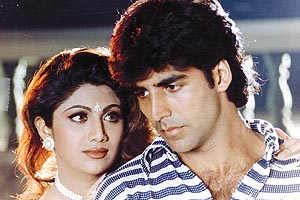 Shilpa Shetty with Akshay Kumar