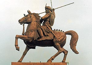 Statue of Bajirao 1 in front of Shanwarwada