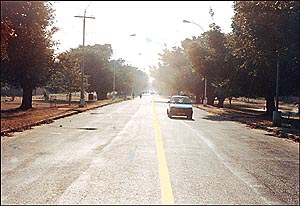 Yellow line means ‘No overtaking’