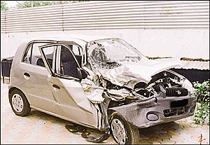 The havoc that headlights on high beam can cause