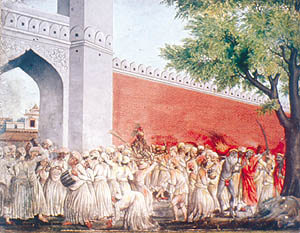 The Holi in Lucknow (C 1800)