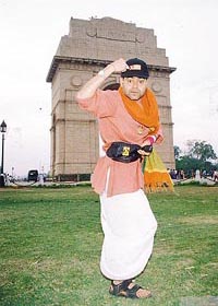 Apple Singh...bowling over cricketers