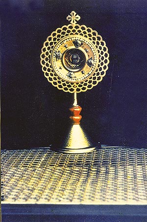 A portion of St. Thomas’ finger with which he is said to have touched Christ, kept at the San Thome Church in Chennai