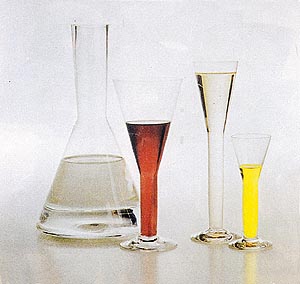 A piece of crystal is a unique creation