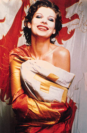 Milla Jovovich in Joan of Arc