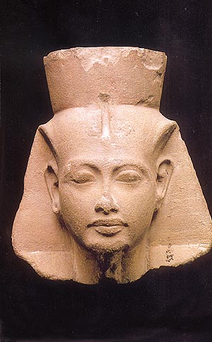Head of Tutankhamen Egypt, 14th century B.C.