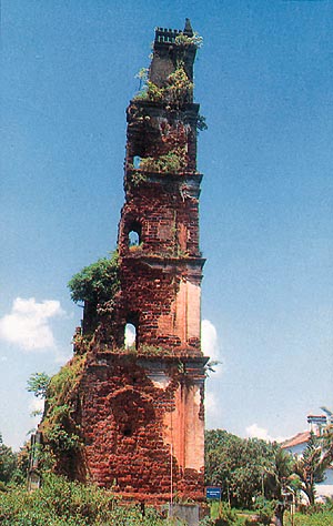 Ruins of St. Augustine Church built in 1602 by Augustinian friars