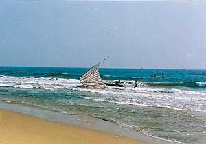 The beach at Gopalpur-on-Sea