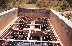 Sub-surface water is harnessed at Sadhu Khad from where it flows to Takarla village.