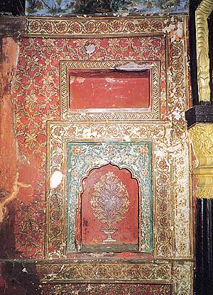 The painted interiors of Tipus palace