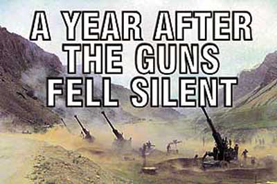 A YEAR AFTER THE GUNS FELL SILENT