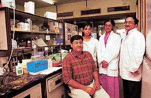 Dr Girish Sahni with his team