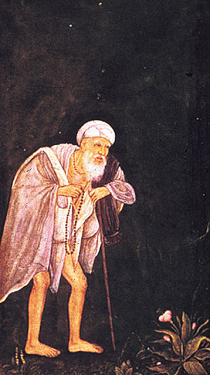 Intimations of mortality, a painting by Abul Hasan, 17th century Mughal