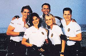 Pacific Blue on AXN ... bicycle cops