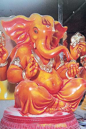 An idol of Lord Ganesha